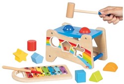 Goki panca martello xilofono funzione ordinamento giocattolo educativo