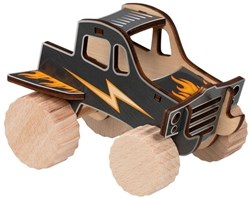 Goki kit di costruzione - monster truck giocattolo creativo