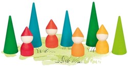 Goki giocattolo educativo Bosco dei Nani - gioco in legno colorato