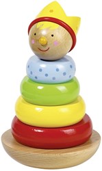 Goki torre impilabile principe - giocattolo in legno per bambini