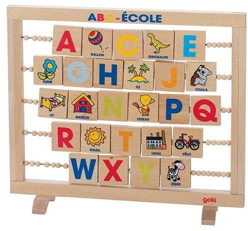 Goki giocattolo educativo scuola ABC - imparare a leggere francese