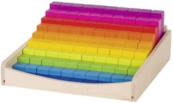 Goki bastoncini per contare giocattolo educativo in legno 100 pezzi colorati