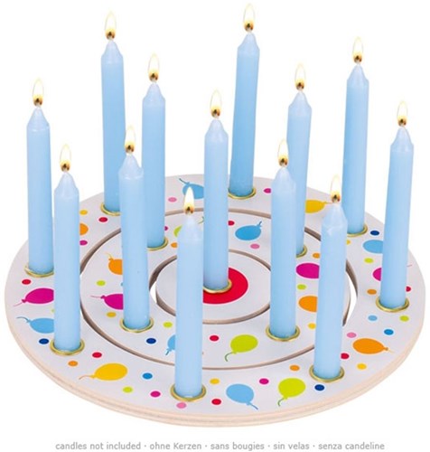 Goki corona di compleanno in legno palloncini decorazione per festa bambini