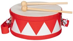 Goki tamburo rosso - strumento musicale giocattolo per bambini