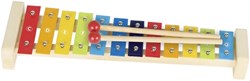 Goki xilofono in legno giocattolo con libro di canzoni - strumento musicale educativo
