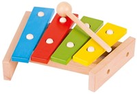 Goki xilofono giocattolo musicale in legno colorato 4 toni