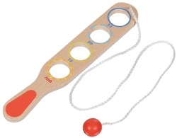 Goki gioco di abilità in legno - gioco acchiappa la palla