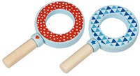 Goki lente d'ingrandimento in legno giocattolo - scoperta colorata