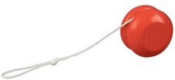 Goki yo-yo in legno - giocattolo classico rosso Ø 5cm
