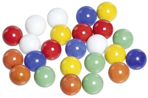 Goki biglie giocattolo - biglie di vetro colorate per bambini