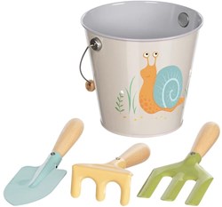 Goki set attrezzi da giardinaggio - Secchio e utensili per bambini