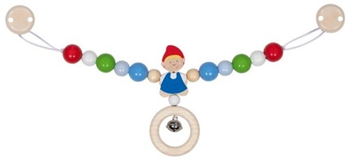 Goki catena passeggino bambino - giocattolo neonato multicolore