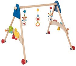 Goki baby gym - centro attività trenino in legno per bambini e neonati