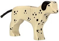 Holztiger dalmata in legno - giocattolo sostenibile cane