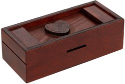 Philos scatola puzzle cuore - scatola regalo rompicapo in legno