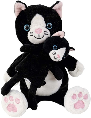 Bambola Beleduc Madre e figlio Gatto