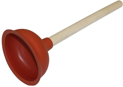 Cilgro sturalavandini gomma manico legno - potente sturalavandini