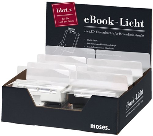 Moses lampada da lettura Display luce da lettura eBook per bambini e adulti