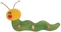 Ostheimer appendiabiti in legno verme decorazione cameretta