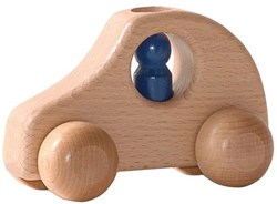 Ostheimer auto giocattolo in legno naturale con pupazzetto - sostenibile