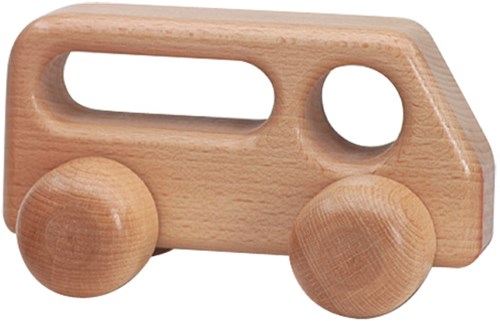 Ostheimer autobus giocattolo in legno piccolo naturale FSC sostenibile