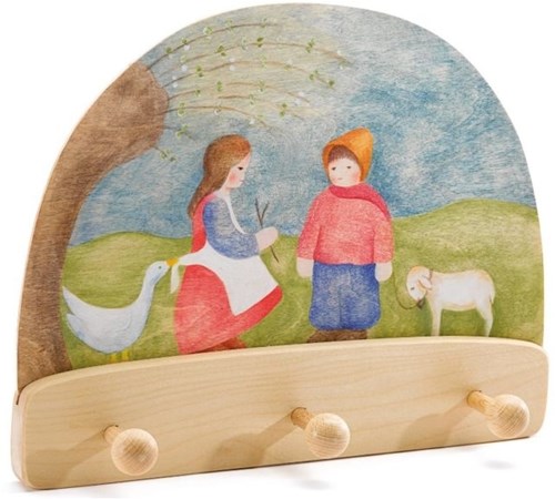 Ostheimer appendiabiti in legno pastori decorazione cameretta