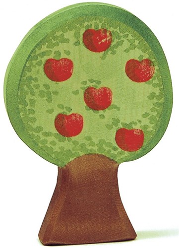 Ostheimer albero di mele in legno giocattolo decorativo verde