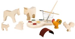 Ostheimer set creativo in legno completo figure giocattolo