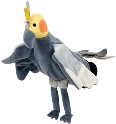 Beleduc burattino mano calopsitta - giocattolo educativo uccello