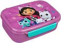 Gabby's Dollhouse lunch box plastica con stampa allegra per bambini
