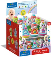 Clementoni trottola baby unicorno e drago - giocattolo colorato per bambini piccoli-2