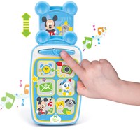 Clementoni telefono baby Mickey e Minnie con luce e suono giocattolo-3