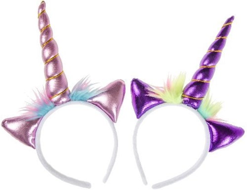 12 Tiara unicorno 2 ass. 9703