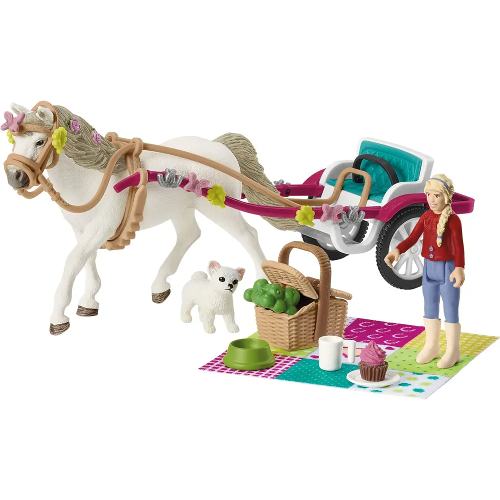 Schleich Horse Club - Carrozza per il grande spettacolo equestre giocattolo 42467