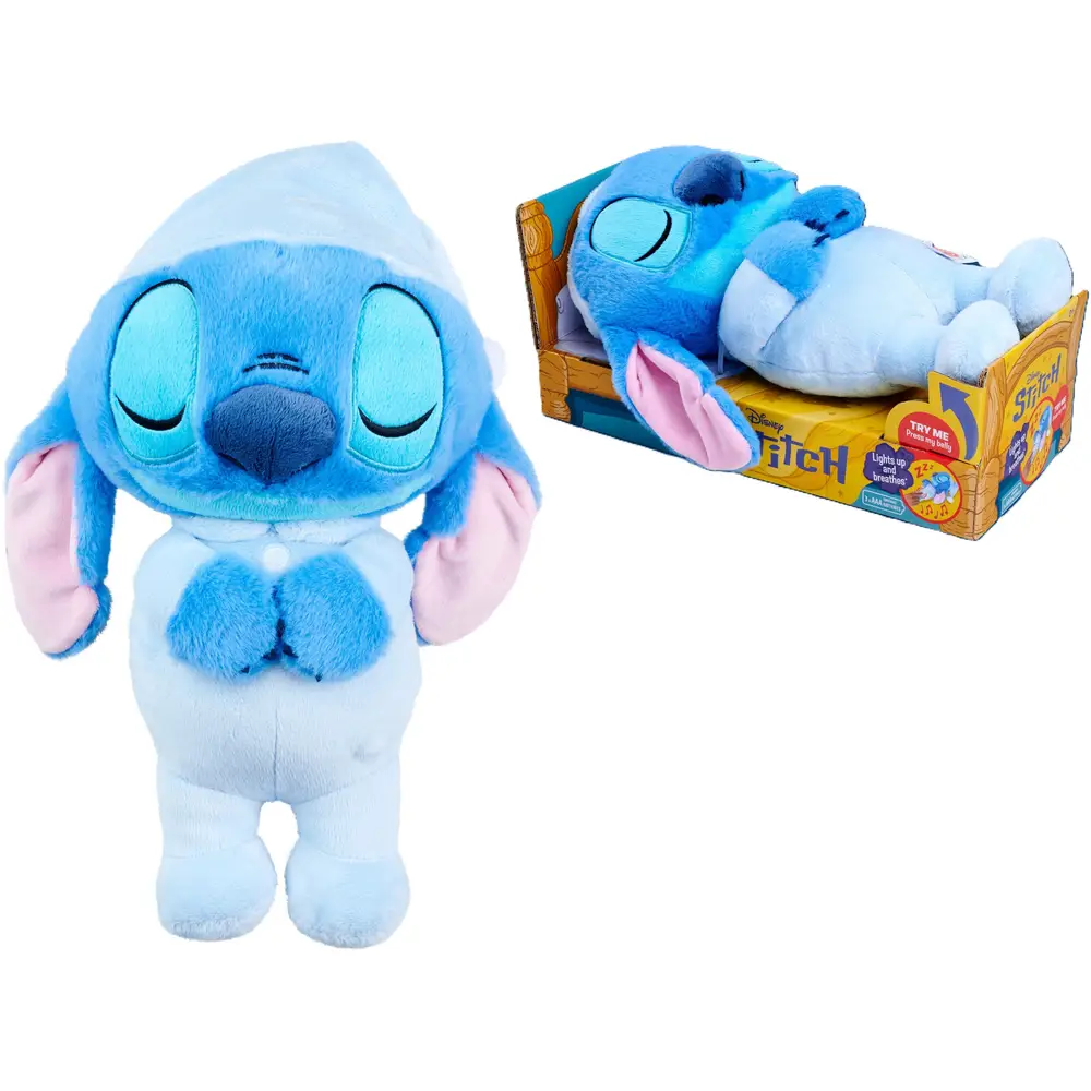 Disney peluche Stitch compagno della nanna 31cm con luce e musica