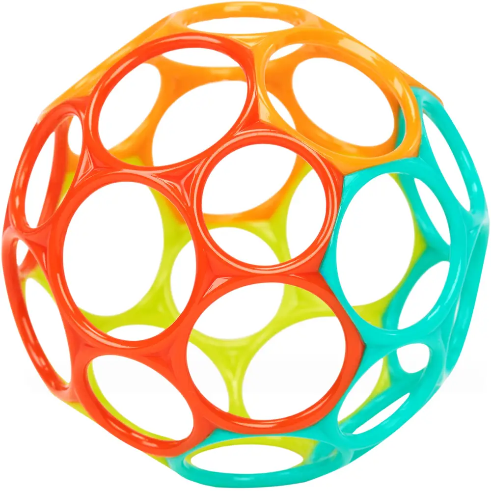 Palla per bambini Vedes Oball Classic giocattolo flessibile arancione blu