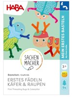 Haba set creativo - set di infilatura creativo insetti e bruchi per bambini-3
