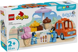 LEGO DUPLO Bluey - Prendere un gelato con Bluey set di costruzione per bambini piccoli