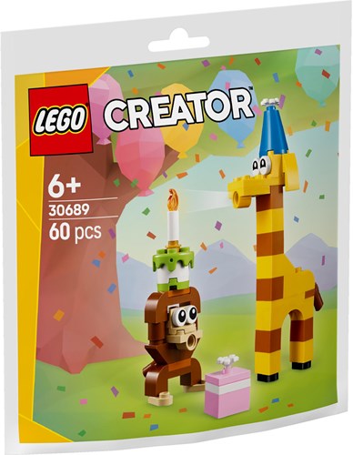LEGO 30689 Creator Zakje Verjaardagsfeestdieren