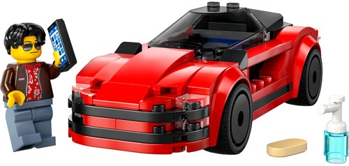 LEGO City Voertuigen Rode sportwagen-2