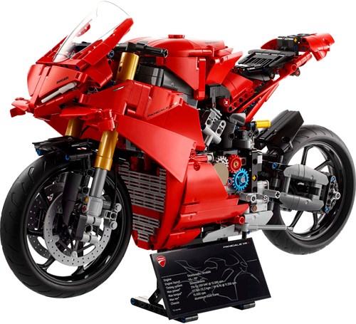 LEGO Technic 42202 Ducati Panigale V4 S Motor-2