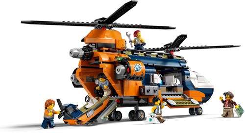 LEGO City 60437 Jungleonderzoekers: Helikopter Bij De Basis-3