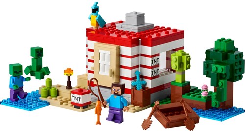 LEGO Minecraft set di costruzione Casa TNT nella giungla - giocattolo per bambini-2