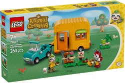 LEGO Animal Crossing set di costruzione Caravan e negozio da giardino di Leif - giocattolo