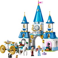 LEGO Disney Prinses 43275 Assepoesters Kasteel en Paardenkoets-2
