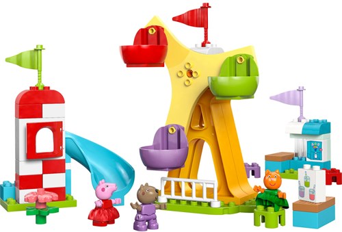 LEGO DUPLO Peppa Pig giocattolo luna park per bambini piccoli 10453-2