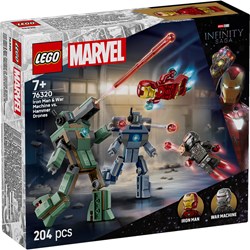 LEGO Super Heroes Iron Man e War Machine - Set di costruzione giocattolo action figure