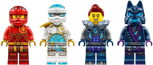 LEGO NINJAGO set costruzioni Kai mech elementale del fuoco 71808 action figure-3