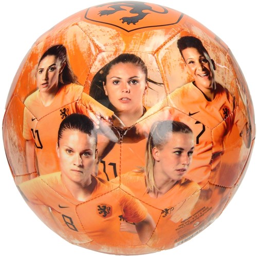 Pallone da calcio KNVB Oranje Leeuwinnen giocatori misura 5 PVC arancione-3