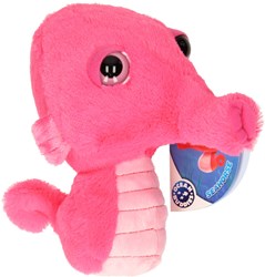 Lobbes peluche cavalluccio marino giocattolo rosa 22cm peluche